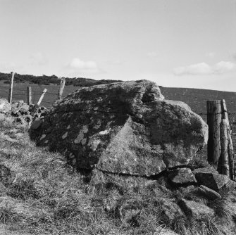 The recumbent stone from the SW