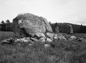 The recumbent stone from the WSW