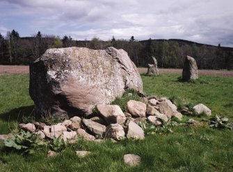 The recumbent stone from the WSW