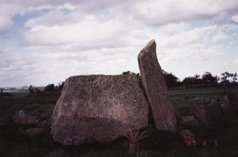 Recumbent stone viewed from SW