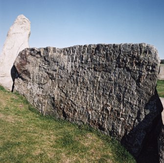 The recumbent stone from the SE