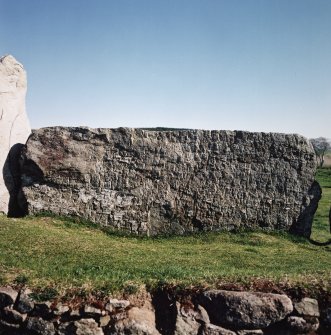 The recumbent stone from the exterior of the ring