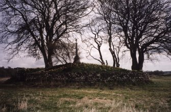 View of cairn from W