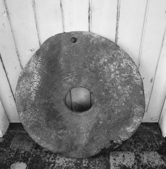 Muck, Port Mor. Rotary Quern. View of underside of upper stone.