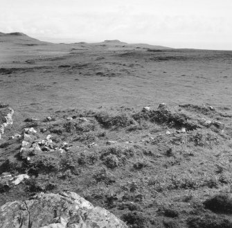 Muck, Blar na Fionn-aird. Farmstead and pen. Detail of building (NM 41326 79278). View from N.