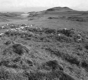 Muck, Blar na Fionn-aird. Farmstead and pen. View from N.