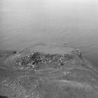 Eigg, Poll Duchaill, Fort. View from W.