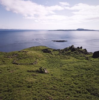 Eigg, Grulin Uachdrach township, view from N.
