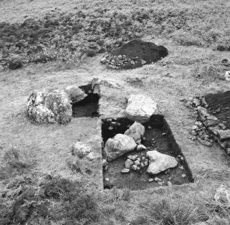 Eigg, Galmisdale, Metal Working Site. Excavation of possible metal working site.