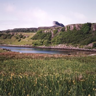Eigg, An Sgurr, Fort. View from Kildonnan.