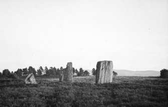 Clachan An Diridh, four poster stone circle, from the north west.