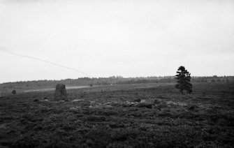 Fowlis Wester, cairn and standing stone.