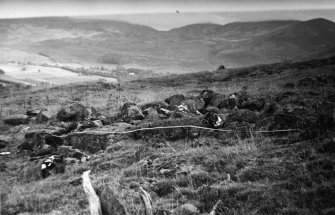 'Scooped Site', Strathgarry. Outer face on WSW side.