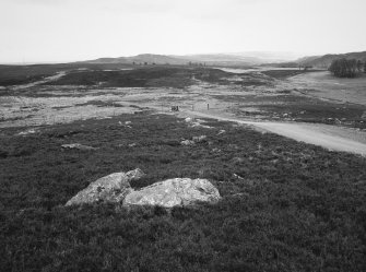 Hut-circles 1 (NO 0760 4844) and 4 (NO 0764 4847)