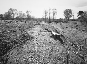 View of defences at E end of fort from N