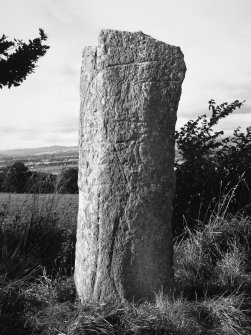 View of symbol stone