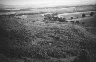 Barry Hill fort. General view of well.