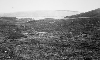 General view of Corogle Burn stone circle.