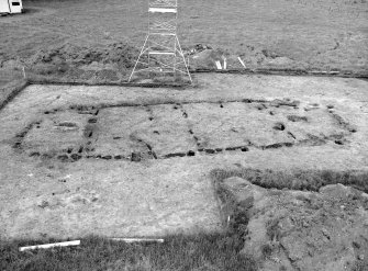 Site under excavation. Hi-spy view from SE.