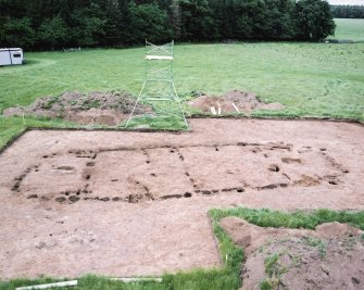 Site under excavation. Hi-spy view from SE.