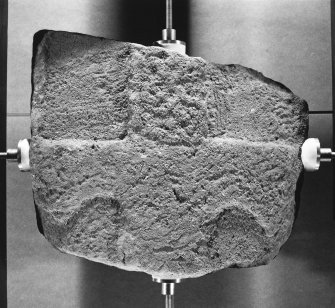 Fragment of cross-slab (no.4), on display at Pictavia, Brechin.