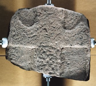 Fragment of cross-slab (no.4), on display at Pictavia, Brechin.