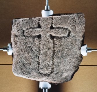 Cross-slab (no.5), on display at Pictavia, Brechin.