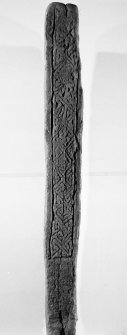 Key pattern along edge of cross-slab (no.1), on display in Pictavia, Brechin.