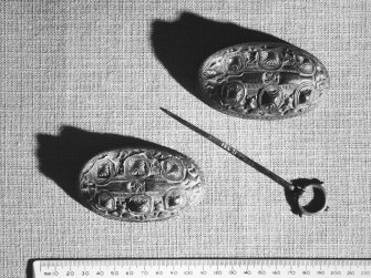 Two oval brooches & ringed pin (NMA IL 331 1913) RCAHMS