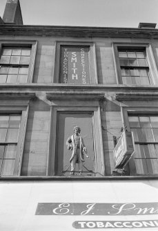 Detail of shop sign in High Street, Montrose.