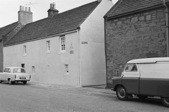 View of 9 and 11 Brechin Road, Kirriemuir, from NW.