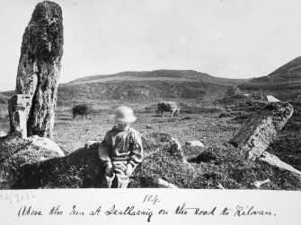 Colonsay, Scalasaig, general view.
Modern copy of historic photograph, inscribed 'Above the Inn at Scallasaig on the road to Kiloran'.