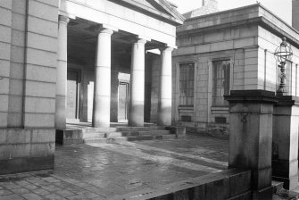 View of Town School, Little Belmont Street, Aberdeen, showing portico from South West.