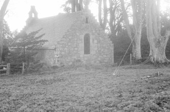 General view of Drum Castle Chapel.