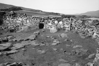 Excavation photograph : interior of dun.