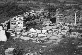 Excavation photograph : NW sector of fort, period II.