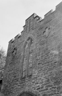 Detail of window, Airlie Castle.