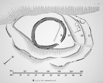 Publication drawing: Largiemore fort.