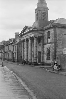 View of St John's United Free Church, John Street, Montrose, from SE.