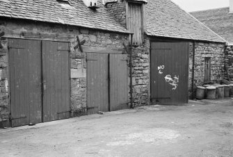 View of Old Stables in Close at rear of George Hotel, North Main Street, Inveraray.
