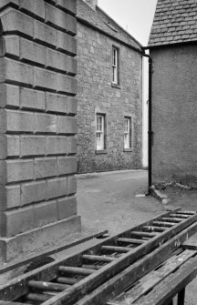 Detail of wall, Old Police Station, Crown Point, Inveraray.