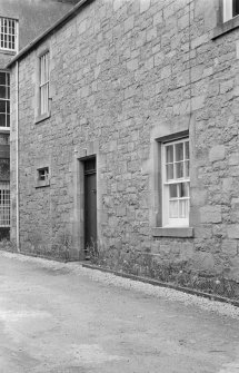 Detail of wall, Old Police Station, Crown Point, Inveraray.