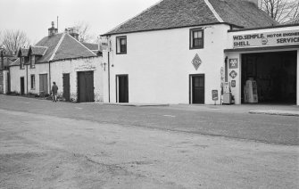 General view of house and Semple's garage office, Lochgilphead Road, Inveraray.