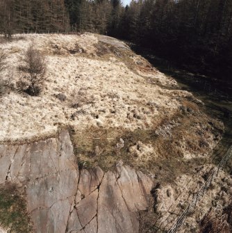 View of rock outcrops from SSW.