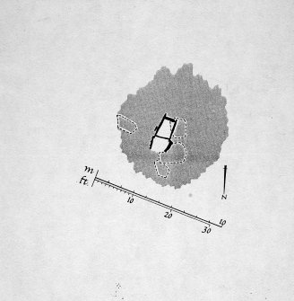 Publication drawing (with printer's overlay); Ardmarnoch chambered cairn. Photographic copy.