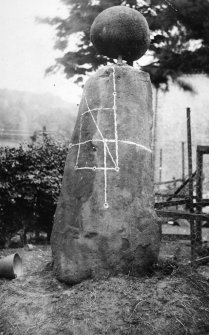 Site photograph : standing stone