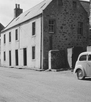 General view of 11, 13 and 15 Low Street, Portsoy.