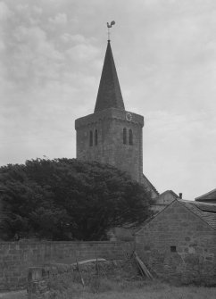 View of Kilrenny Parish Church tower, Kilrenny.
