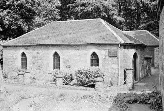 View of stables.