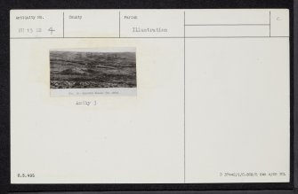 Quildrin Knowe, Upper Dale, HU15SE 4, Ordnance Survey index card, Recto